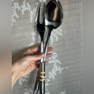 EKCO 18/8 Stainless Steel Salad Servers | Set of 2 | Like New